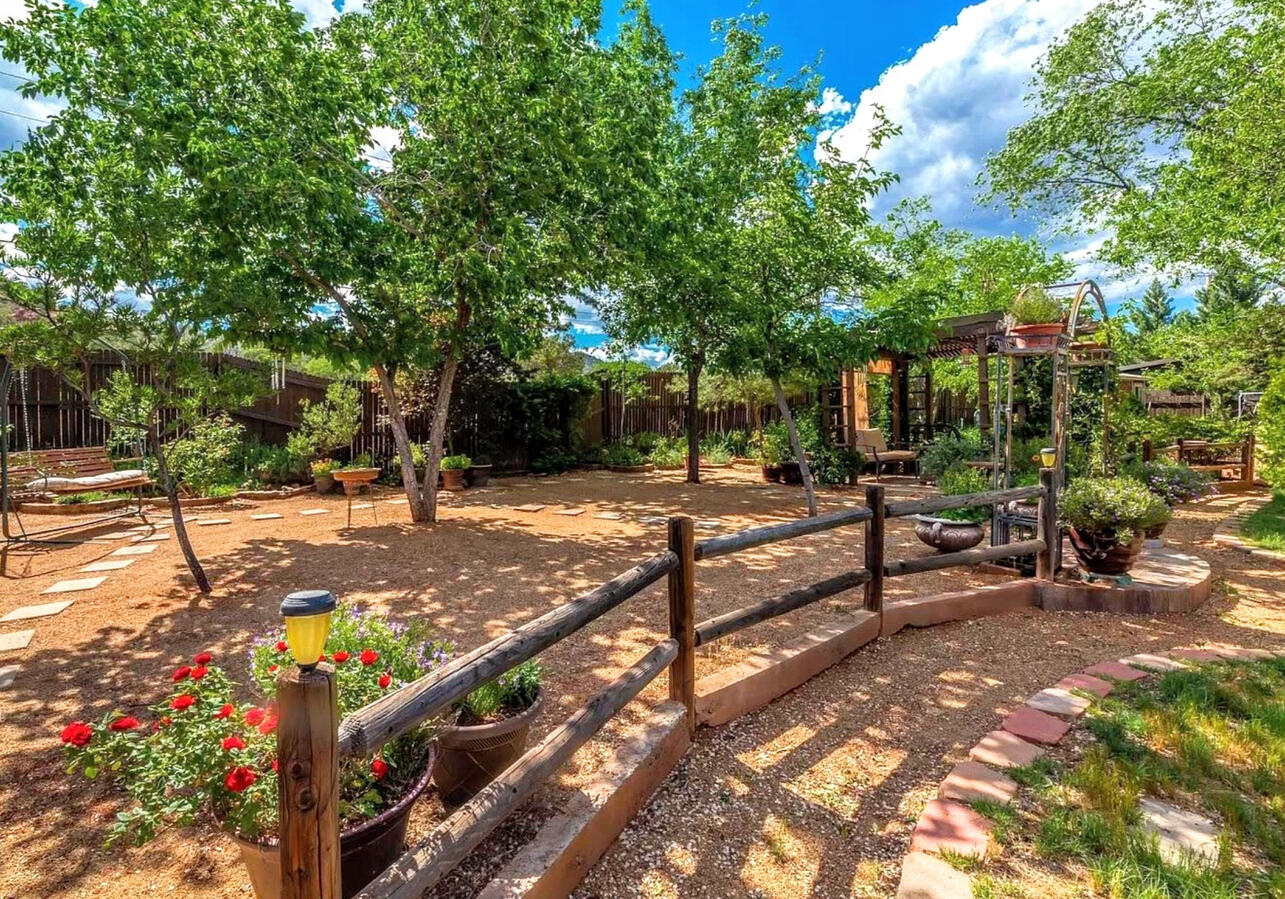 swimming pool and patio
